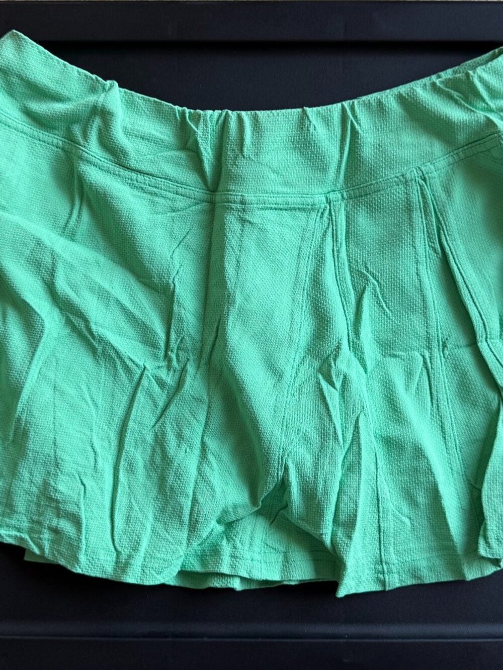 Lija Green Pleated Tennis Skirt Skort Size Small